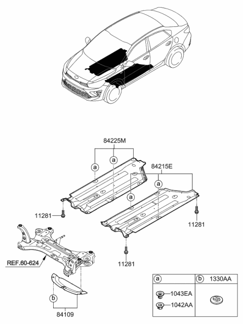 2023 Kia Rio Isolation Pad & Plug Diagram 2