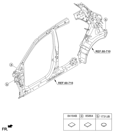 2023 Kia Rio Sunroof Diagram