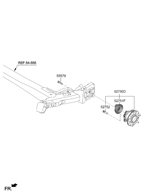 2023 Kia Rio Rear Axle Diagram