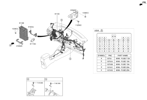 2023 Kia Rio Main Wiring Diagram