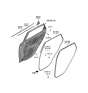 Diagram for 2023 Kia Soul Door Seal - 83120K0000