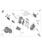 Diagram for 2022 Kia Soul Evaporator - 97139K0000