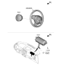 Diagram for 2020 Kia Soul Air Bag - 80100K0100WK