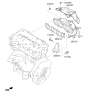 Diagram for Kia Soul Catalytic Converter - 285102EJM0