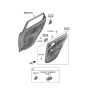 Diagram for 2024 Kia Soul Door Handle - 83610K0010SA1