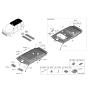 Diagram for 2022 Kia Soul Sun Visor - 85210K0020HGC