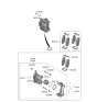 Diagram for 2022 Kia Soul Brake Pad Set - 58101K0A10