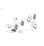 Diagram for 2022 Kia Soul Seat Cover - 88460K0000SJ0