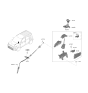 Diagram for 2022 Kia Soul Automatic Transmission Shift Levers - 46700K0110