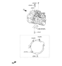 Diagram for 2021 Kia Soul Transmission Assembly - 430003D815