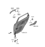 Diagram for 2021 Kia Soul Door Handle - 83651K000000