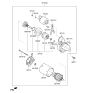 Diagram for 2021 Kia K5 Armature - 361502M400