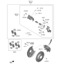 Diagram for 2024 Kia Soul Brake Caliper - 58311K0A00