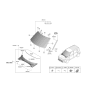 Diagram for 2021 Kia Soul Weather Strip - 86431K0000