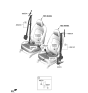 Diagram for 2021 Kia Soul Seat Belt - 88820K0500WK