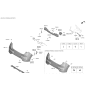 Diagram for 2022 Kia Soul Bumper - 86610K0620