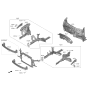 Diagram for Kia Soul Radiator Support - 64101K0000