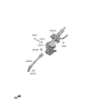 Diagram for 2021 Kia Soul Steering Shaft - 56400K0000