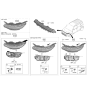 Diagram for Kia Soul Headlight - 92101J2020