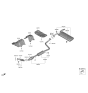 Diagram for 2023 Kia Soul Muffler - 28610K0500