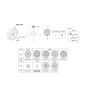 Diagram for 2020 Kia Soul Spare Wheel - 52910J9000