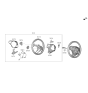 Diagram for 2021 Kia Soul Steering Wheel - 56100K0670SL6