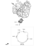 Diagram for 2021 Kia Soul Transmission Assembly - 430002D196