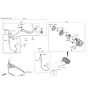 Diagram for Kia Soul A/C Hose - 97777K0020