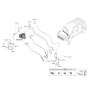 Diagram for 2020 Kia Soul Hydraulic Hose - 58731K0000