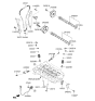 Diagram for 2020 Kia Forte Camshaft - 241002E700