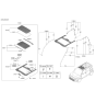 Diagram for Kia Niro Weather Strip - 81613F2000