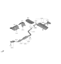 Diagram for 2022 Kia Soul Exhaust Pipe - 28650K0700