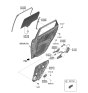 Diagram for 2021 Kia Soul Window Run - 83530K0000