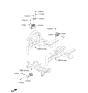 Diagram for 2021 Kia Soul Engine Mount Bracket - 21810M6100