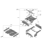 Diagram for Kia Soul Floor Pan - 65100K0050