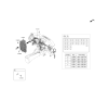 Diagram for Kia Soul Relay Block - 91950K0070