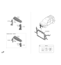 Diagram for 2020 Kia Soul Air Deflector - 29135K0200