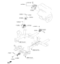 Diagram for 2022 Kia Forte Transfer Case Mount - 21830M6050