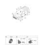 Diagram for 2024 Kia Soul Car Speakers - 96330K0050