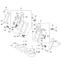 Diagram for Kia Spectra Seat Cover - 892702F000472