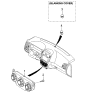 Diagram for 2005 Kia Spectra A/C Switch - 972502F150