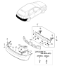 Diagram for Kia Spectra Bumper - 866112F200
