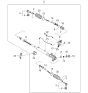 Diagram for Kia Spectra SX Rack And Pinion - 577102F000