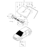 Diagram for Kia Spectra SX Windshield - 861102F040