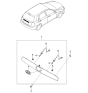 Diagram for 2005 Kia Spectra Light Socket - 925502F200