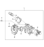 Diagram for 2009 Kia Spectra SX Turn Signal Switch - 934152F010