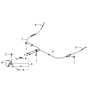 Diagram for Kia Spectra Parking Brake Cable - 597602F200