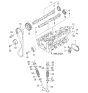 Diagram for Kia Timing Belt Tensioner - 2441023050