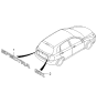 Diagram for 2005 Kia Spectra Emblem - 863102F400