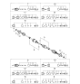 Diagram for 2005 Kia Spectra CV Boot - 495932F700